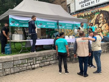 Verviers Bölgesinde Yardım Çadırı